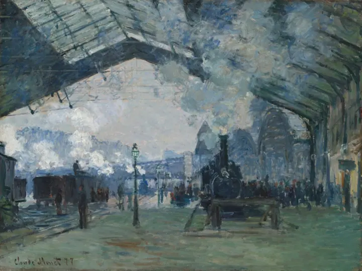 Claude Monet, Arrival of the Normandy Train, Gare Saint-Lazare